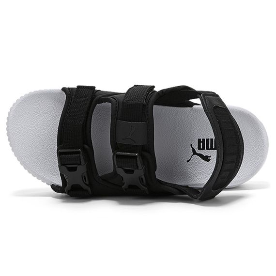 Puma Platform Slide YLM 'Black White'