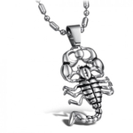 Кулон "Скорпион" с цепочкой Steelman mn00749