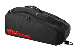 Сумка теннисная Wilson Clash V3 6PK - черный