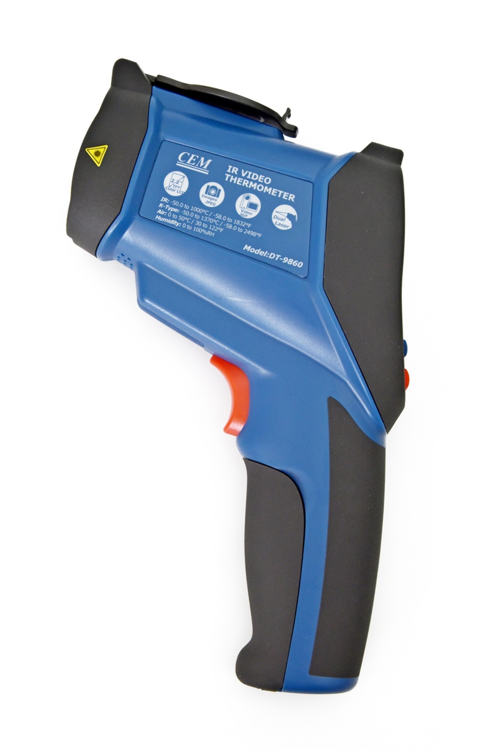 Профессиональный пирометр со встроенной камерой СЕМ DT-9860