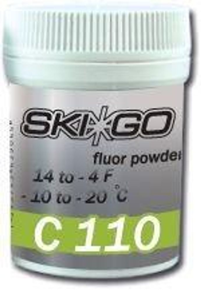 Порошок SKIGO C110, (-10-20 C), Green 30 g арт. 63905