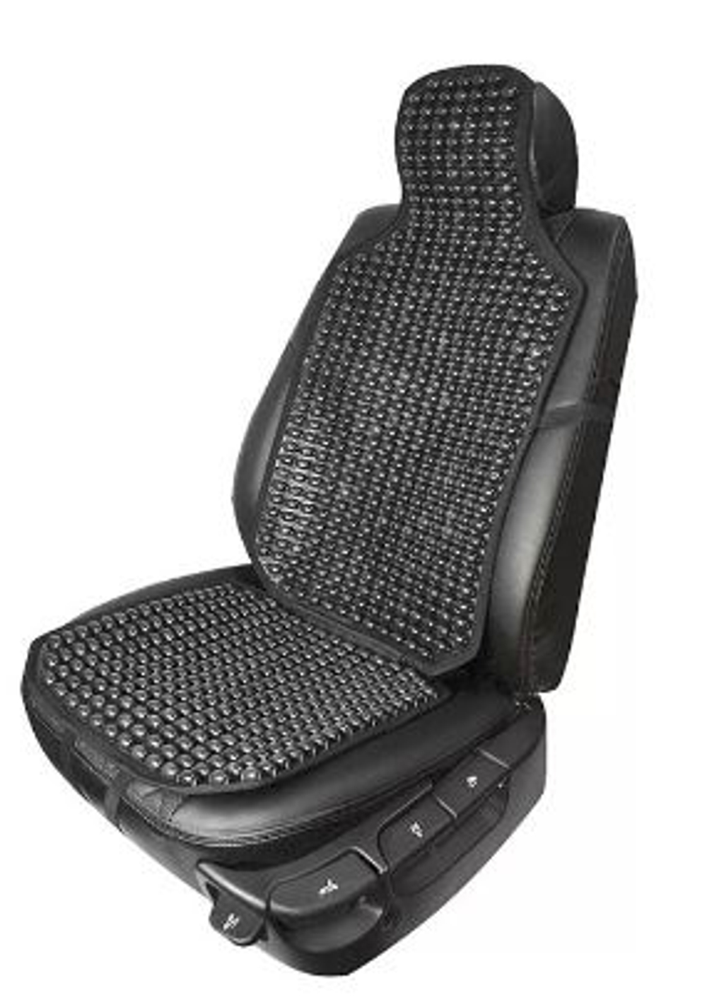 Накидка массажер  Coolpart MAXIMAL - SM7-BL - с подголов дерев черная A