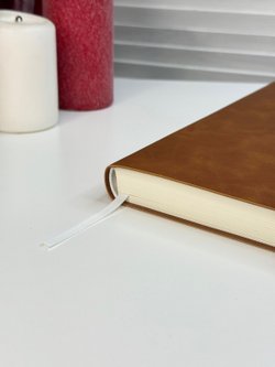 Блокнот А4 200л. (400страниц) без разлиновки Коричнево-желтый