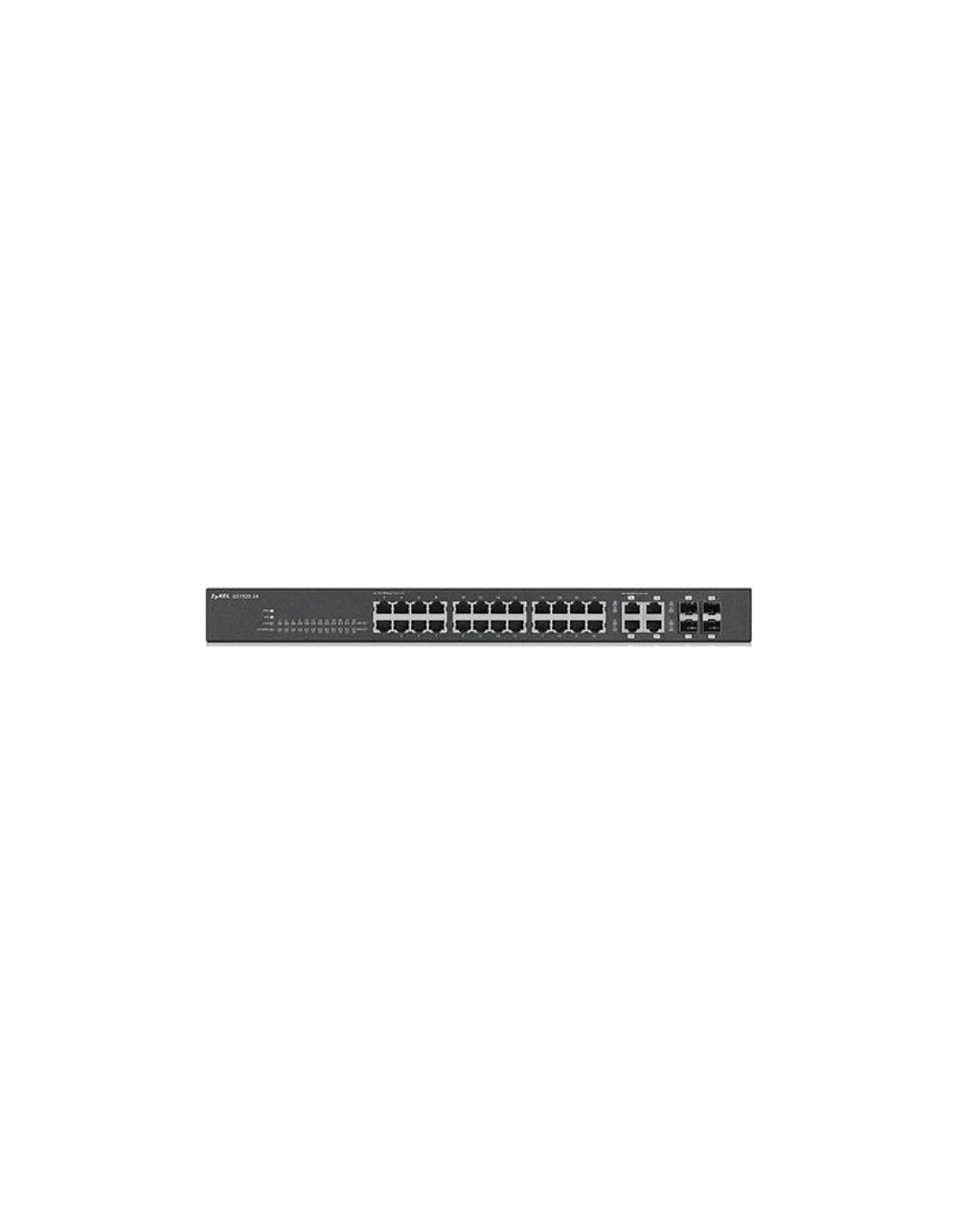 ZYXEL GS1920-24V2-EU0101F Гибридный Smart коммутатор NebulaFlex GS1920-24v2, 24xGE, 4xCombo (SFP/RJ-45), бесшумный, автономное/облачное управление