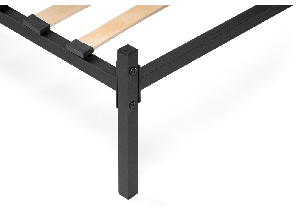 Полутораспальная кровать Фади 140х200 черная