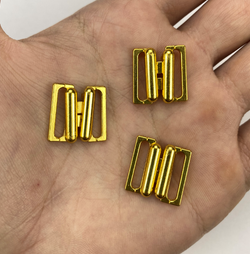 Застежка металл золото 15 мм