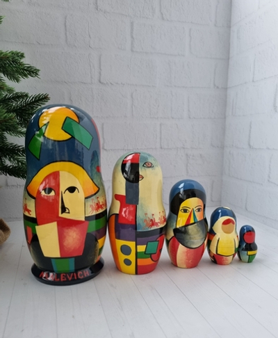 Матрёшка 5м 18см Малевич