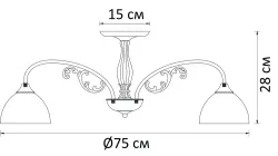 Потолочная люстра Arte Lamp