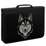 Папка на молнии BRAUBERG А4 с ручкой с органайзером 1 отделение "Husky" (2 штуки в упаковке)