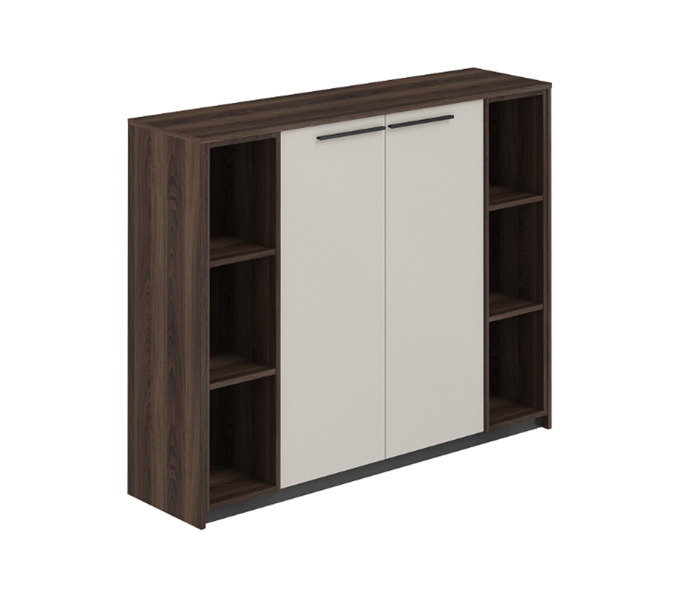 Шкаф средний с 2-мя стеллажами RF.407.DA.PG.DA REEF (РИФФ)