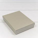 Коробка Ювелирная 16х12х3.4 см "Ромбики" (Серый)