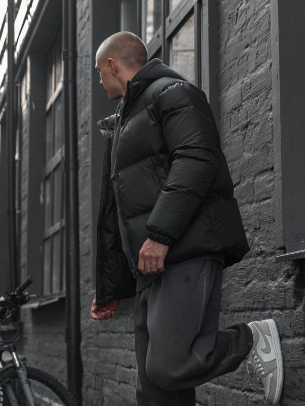 Пуховик AW25 серый - фото 4