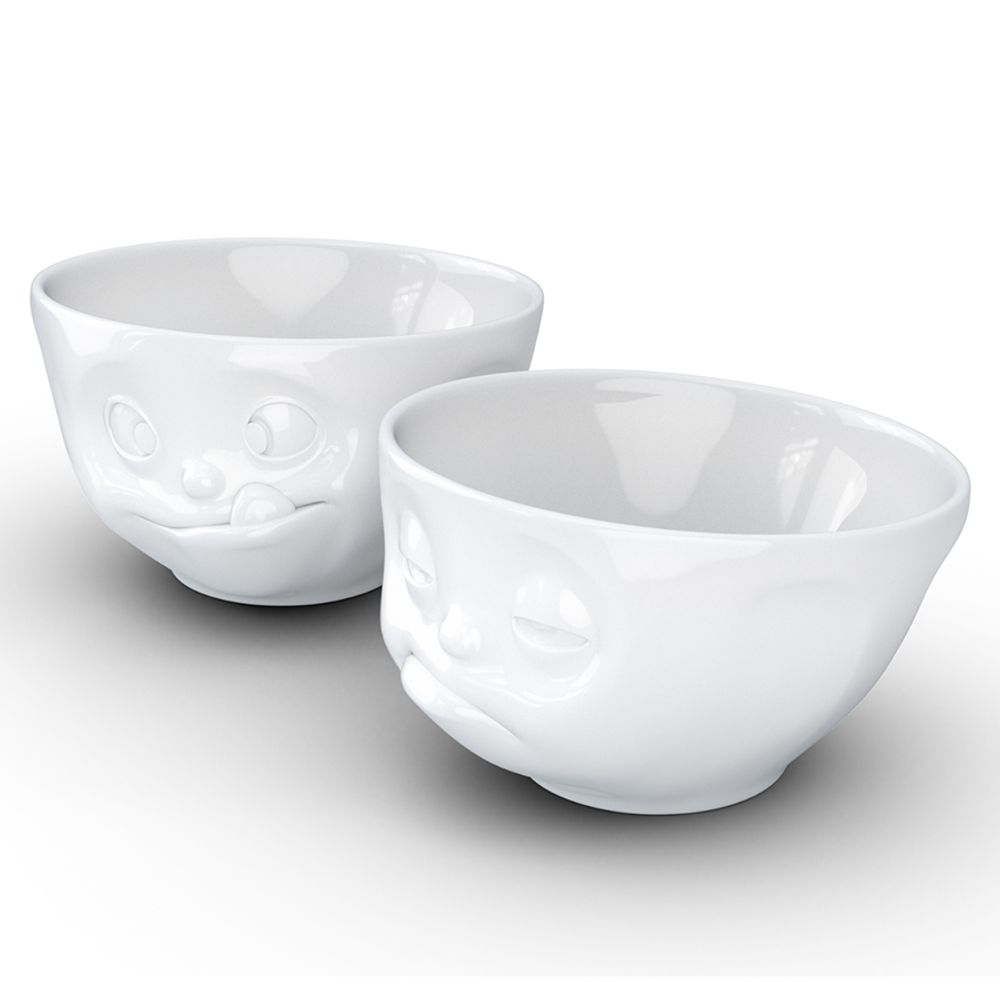 Набор чаш Snoozy & Tasty, 200 мл, белый, 2 шт.
