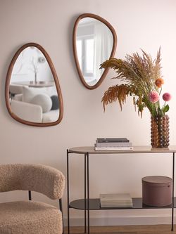 Зеркало настенное Torhill, 55х78 см, коричневое