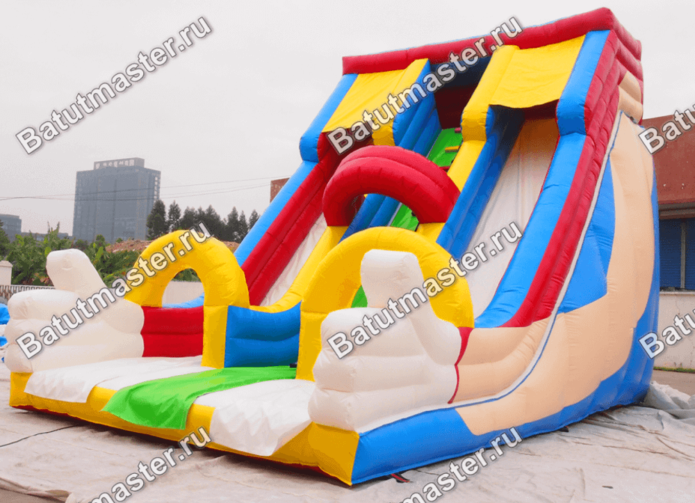 Надувной батут-горка "Гора дружбы"