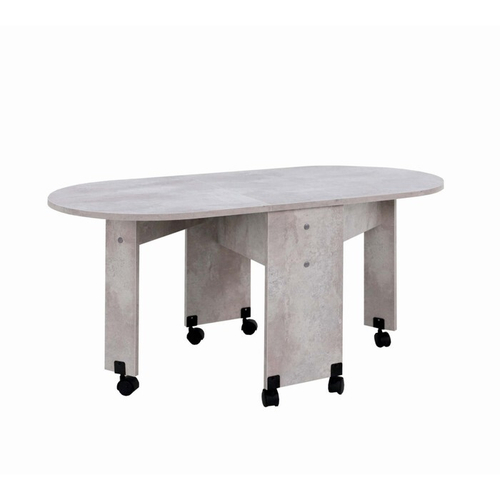 БАСКО Стол-книжка журнальный (Цемент Светлый) Ивару