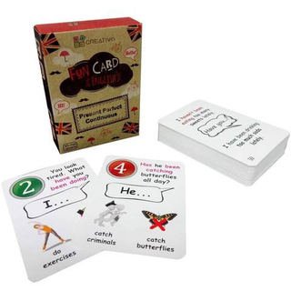 Present Perfect  Continuous Fun Cards