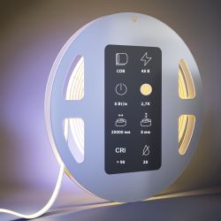 Светодиодная лента 8Вт/м 2700K 48V IP20 Maytoni Ultra 201218