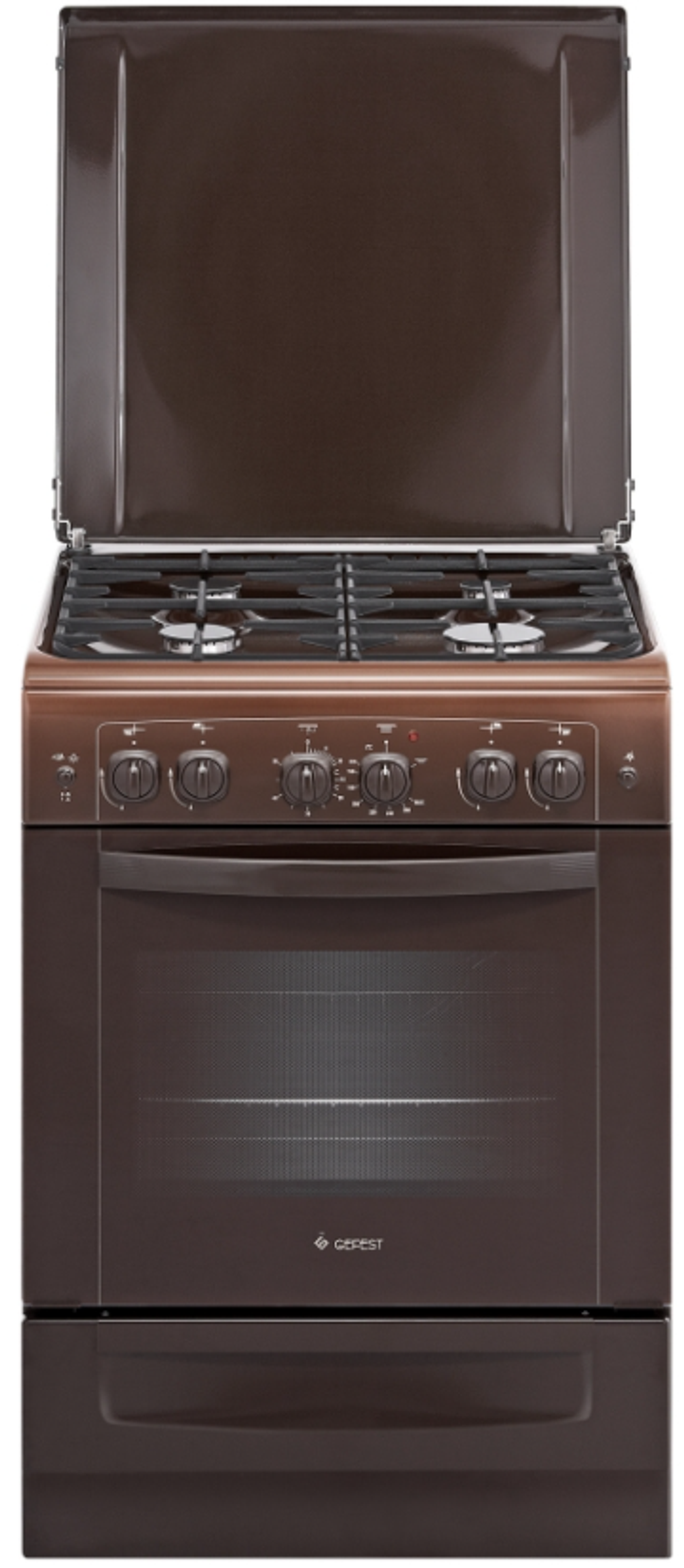 Плита газовая GEFEST ПГЭ 6101-02 0001 (корич.)