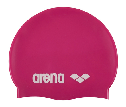 Шапочка для плавания детская ARENA CLASSIC SILICONE JR,  артикул  916700, цвет 91 (fuchsia)