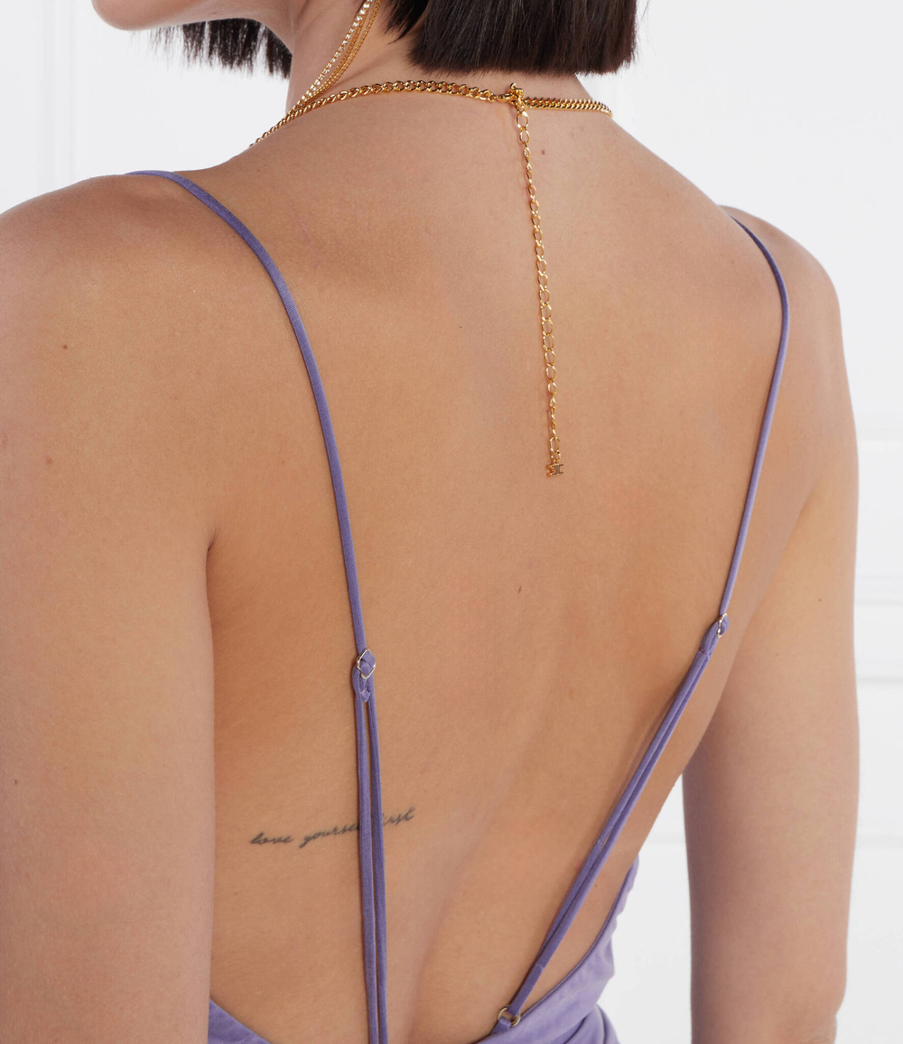 Платье Elisabetta Franchi - лавандовый(AB62842E2)