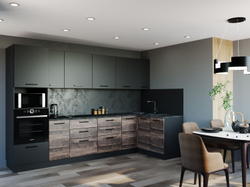 Кухонный гарнитур угловой Трансильвания 3200x1400 (26 мм)