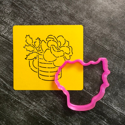 Чашка №4 с цветком