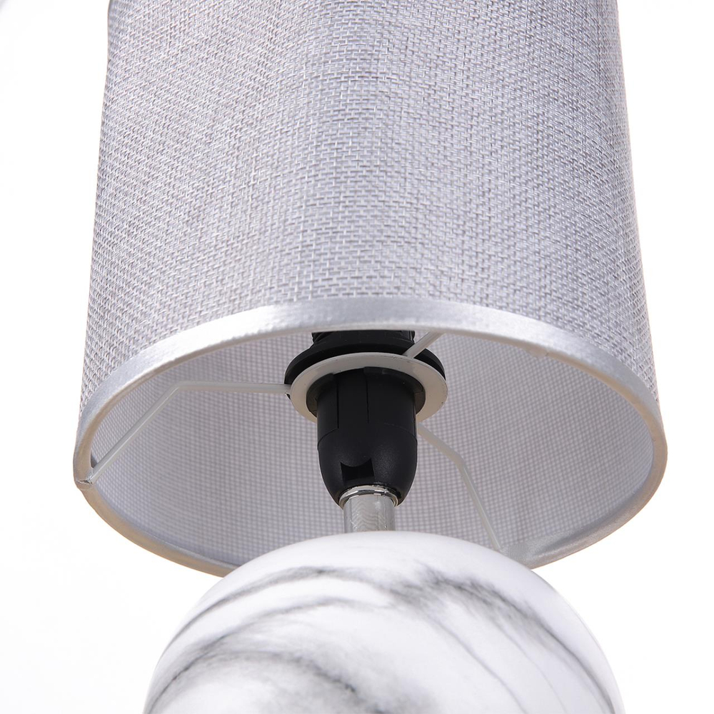 8230/1T CLASSI LN26 506 серый, керамика/текстиль Настольная лампа E14 1*40W 220V KOHALA