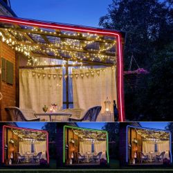 ULS-N22 10M-RGB-1.5M IP67 RRP100C01 Комплект светодиодной ленты 10 м. IP67. RGB. Cетевой шнур 1.5 м с контроллером. TM Uniel