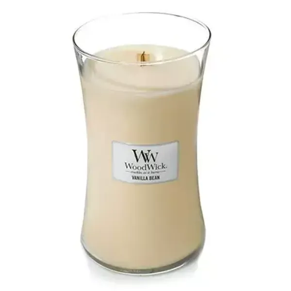 WoodWick Vanilla Bean - Ароматическая свеча с ароматом чистой ванили 610 г