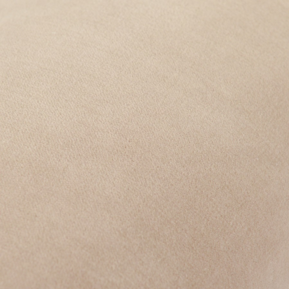 Чехол на подушку из хлопкового бархата бежевого цвета из коллекции essential, 30х50 см