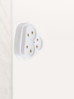 Розетка трехмест. откр. уст. (ток 10А) РА10-387 в инд. упак