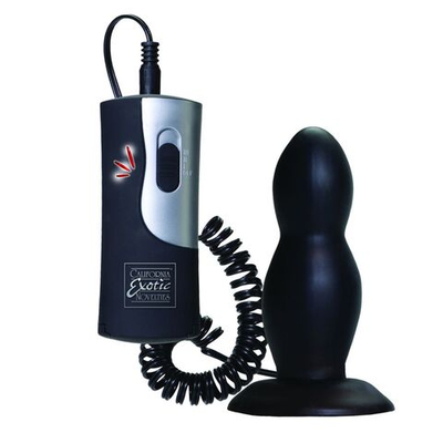 Анальная пробка для мужчин Rookie - 11 см. (Цвет: черный)