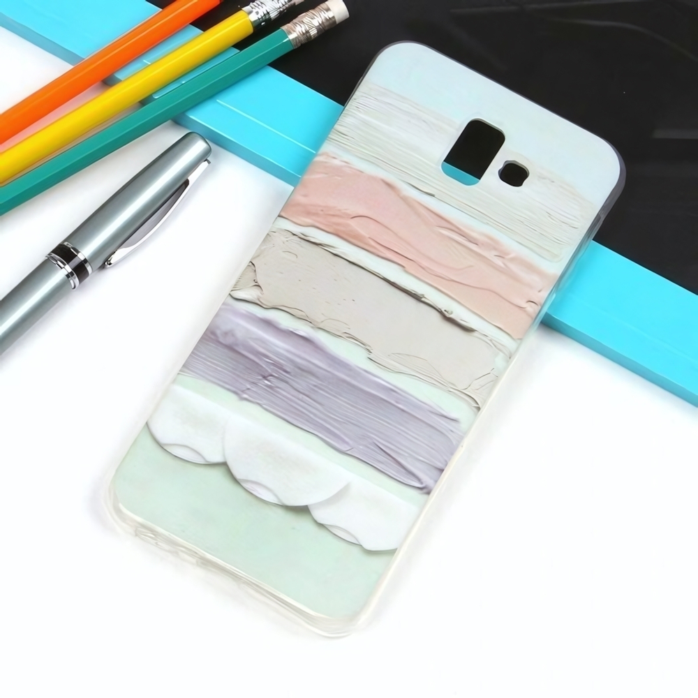 Матовый чехол для Samsung Galaxy J6+ (2018), 010736