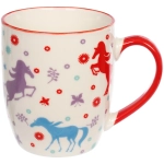 Кружка керамическая 210мл «Звездные лошади», микс рисунков