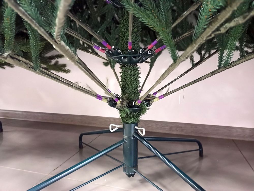 Ель искусственная голубая «Грация» (литая хвоя) 210 см / 2.1 м