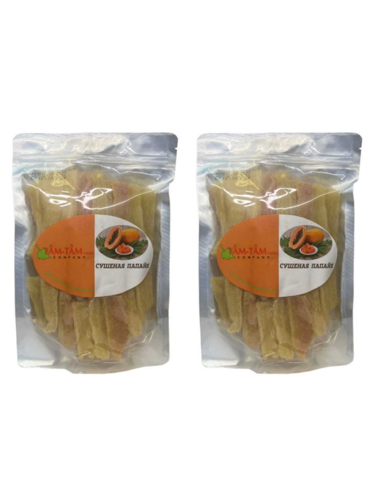 Папайя Tam Tam cушеная, 500 г, 2 шт