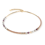 Колье Coeur de Lion Grey-Purple 4354/10-1208