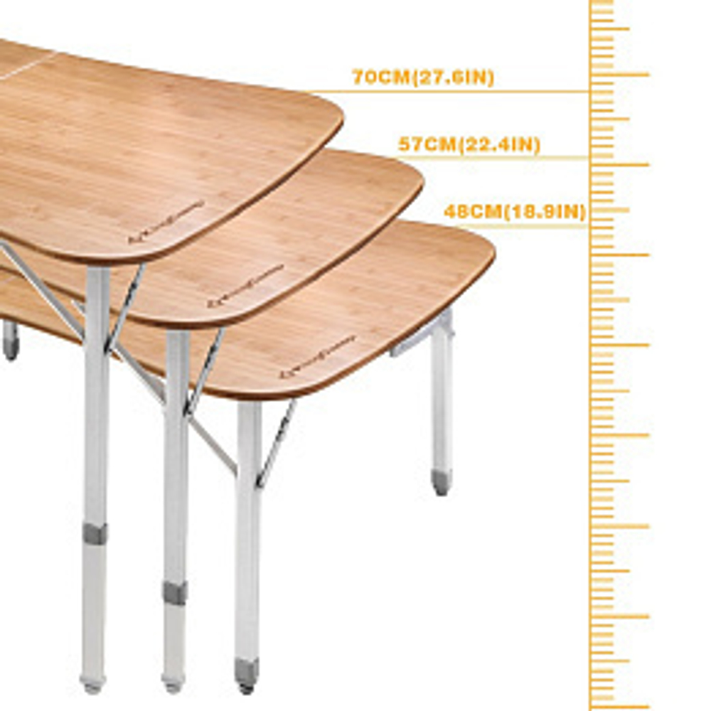 СТОЛ СКЛАДНОЙ KINGCAMP 1920 MULTIPURPOSE VAMBOO GAME TABLE