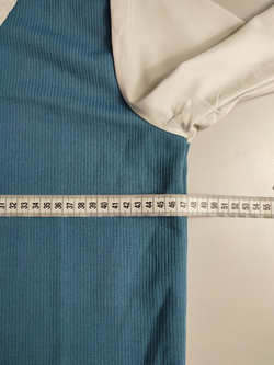 Рубашка с имитацией жилетки 44 размер