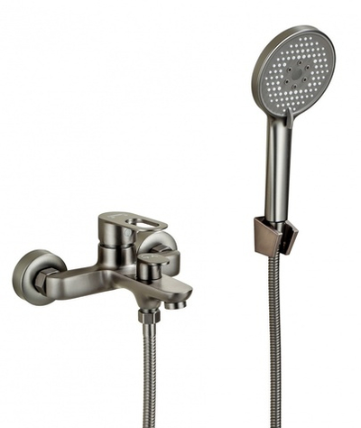 30018-P Смеситель для ванны (ГРАФИТ) HANSEN (10/1шт)