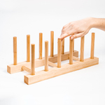 Сушилка для посуды из древесины кедра SPD2