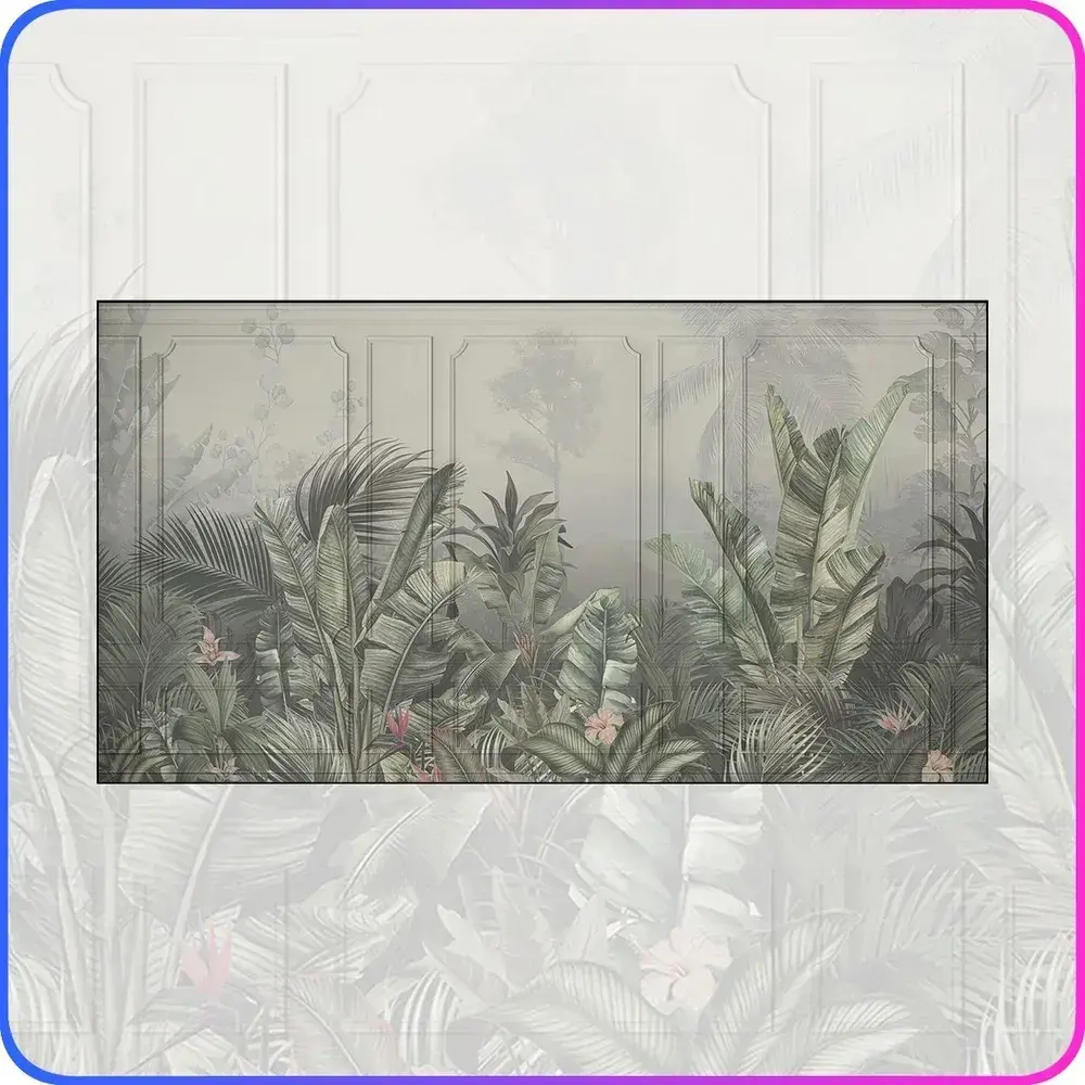 Фотообои на стену Тропические листья 500х270 см Luxury Walls AM39005