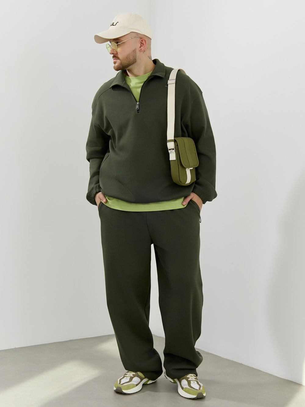 Толстовка мужская Интер-1 Виотекс ХАКИ