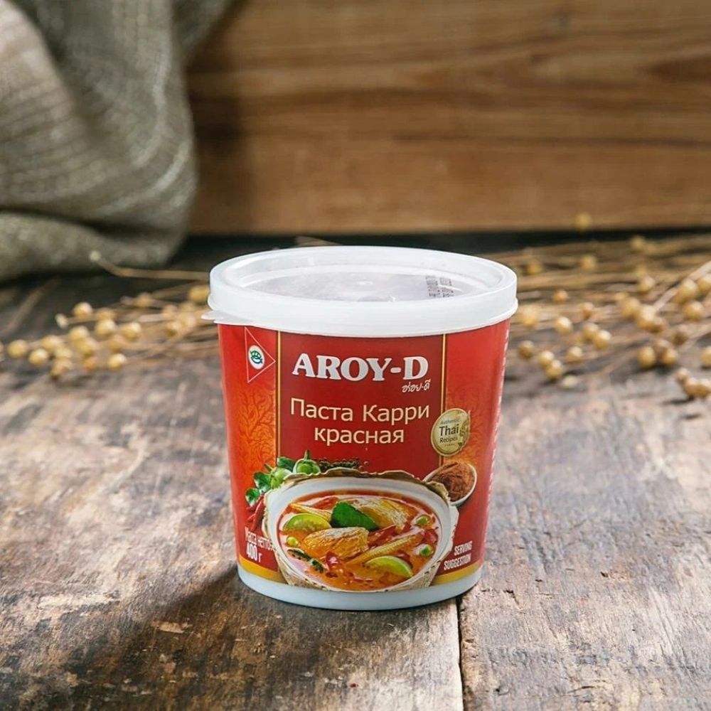 Aroy-D Паста Карри красная, 400 г