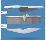 Коляска-трансформер 3 в 1 LUXMOM 608-2 с автолюлькой, коричневая