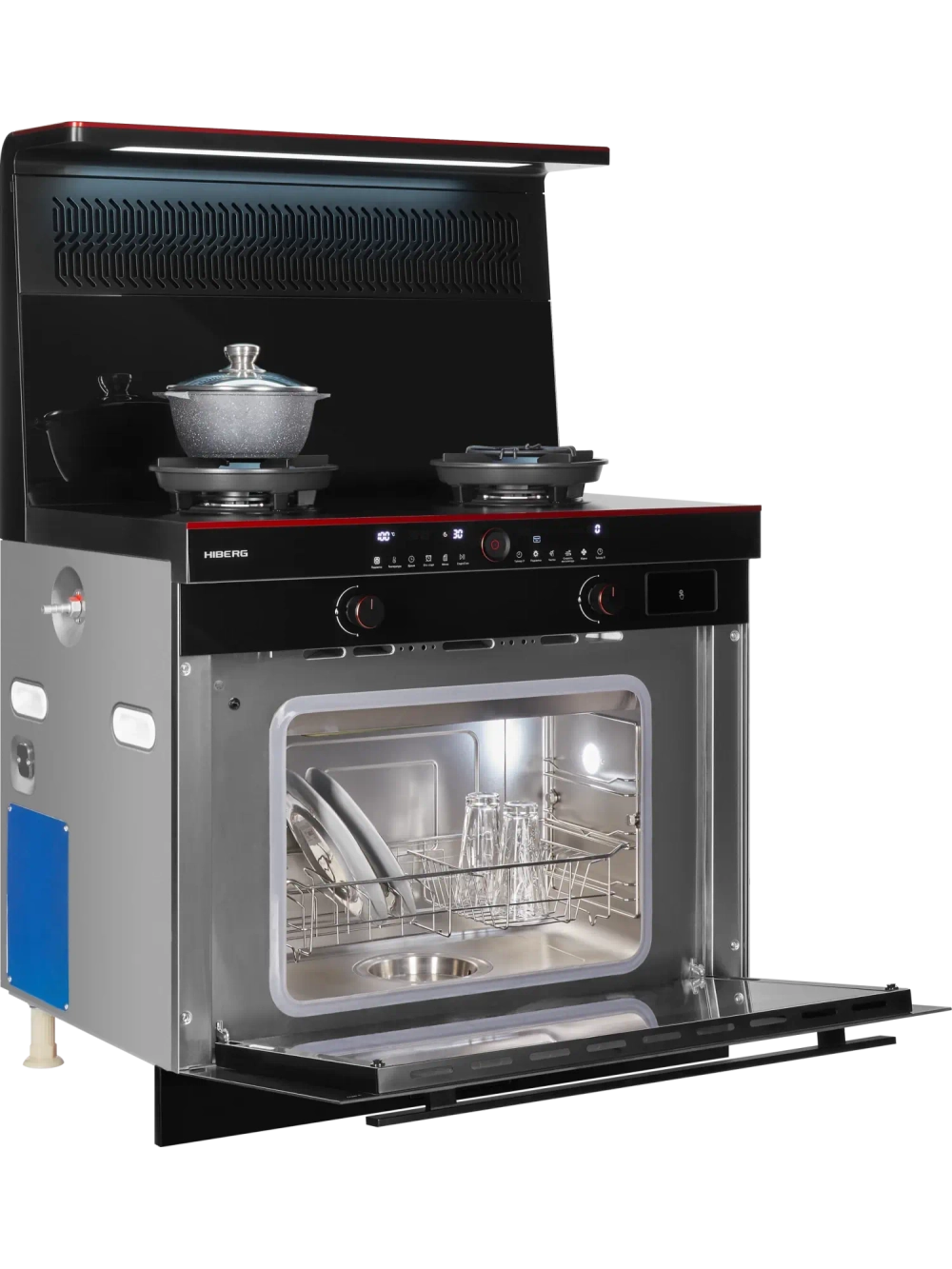 Плита Hiberg S-FEG 92 с вытяжкой i-VM 9120