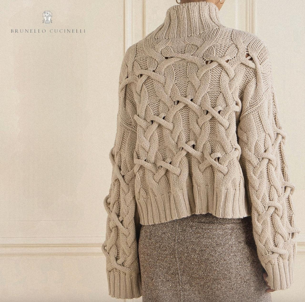 Видео мастер-класс по джемперу от Cucinelli "Mysterious"