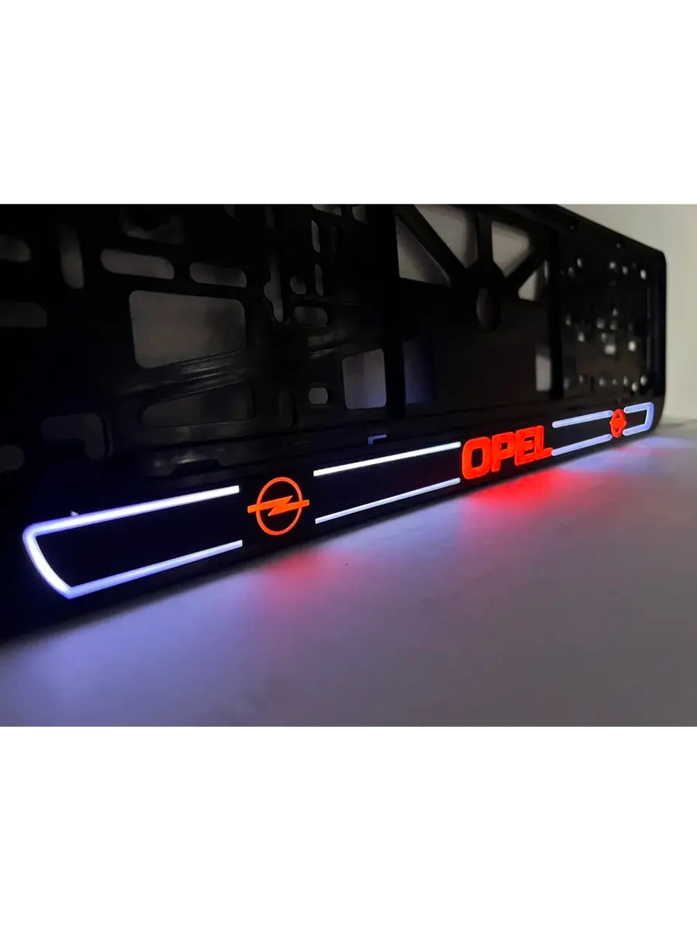 LED рамка под госномер для авто. С индивидуальным дизайном.