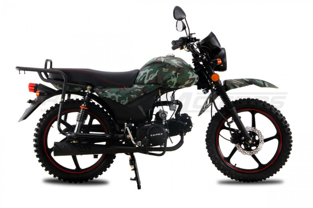 Мопед ROCKOT ALPHA OFFROAD M-12 (камуфляж матовый)
